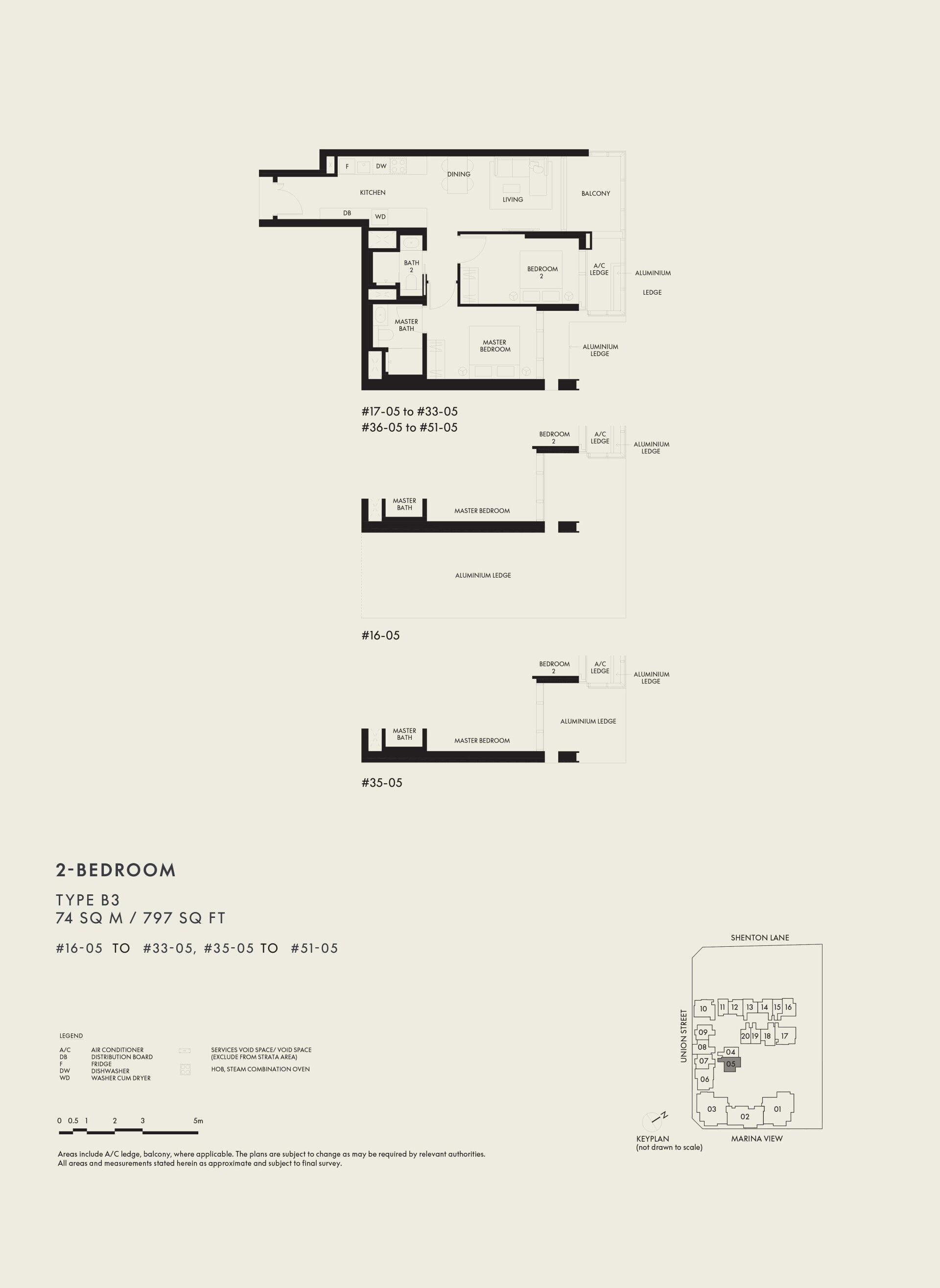 W Residences Marina View floorplan